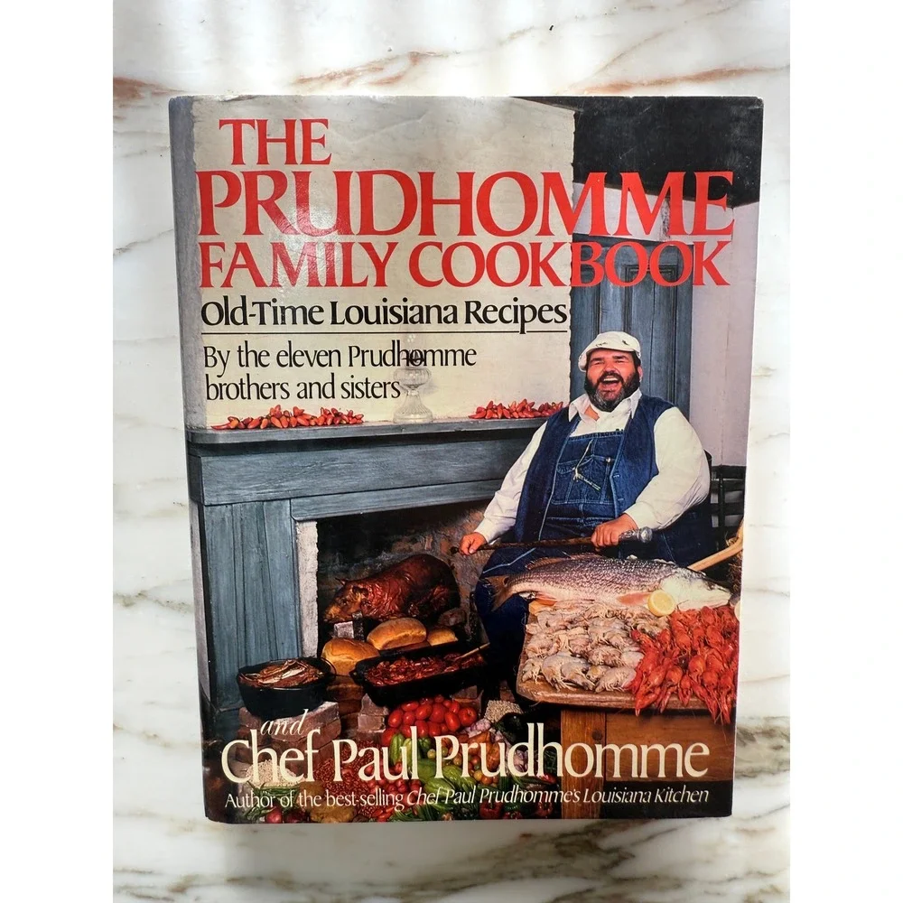 Vintage 1987 Prudhomme Family Cookbook First Edition Louisiana Recipes